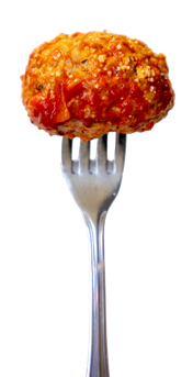 Meat Ball and Fork